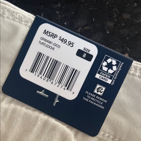 GAP Womens Classic Midrise Tan Shorts - Picture 7 of 9